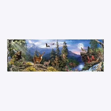 Forest Animals 40x120cm - Large Diamond Painting